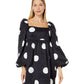 Giant Dot Faille Dress