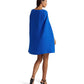 Cape Georgette Cocktail Dress