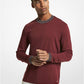 Logo Tape Cotton Crewneck Sweatshirt