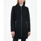 Women's Wool Blend Zip-Front Coat