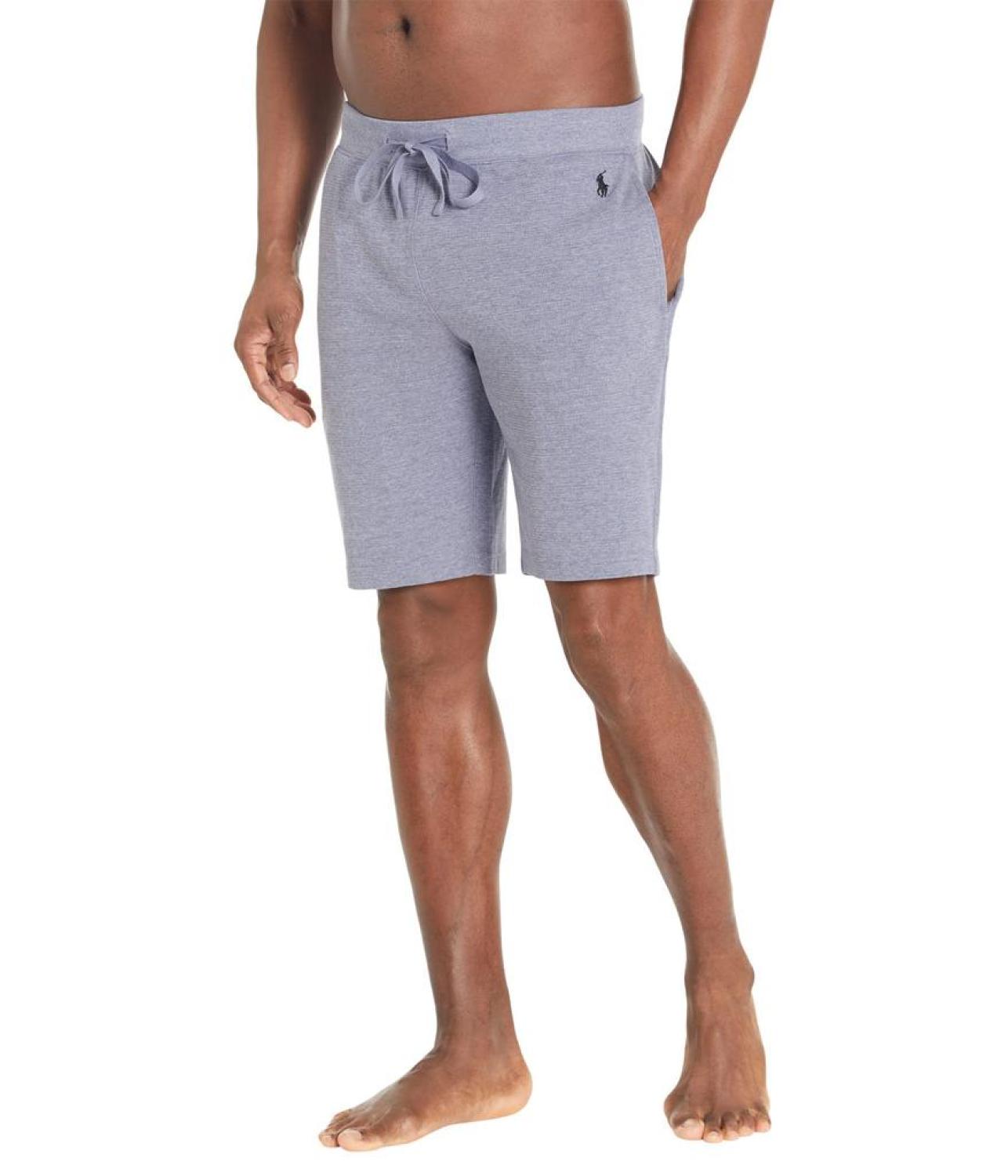 Hanging Enzyme Wash Waffle Sleep Shorts