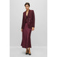 Slim-fit jacket in heavyweight corduroy with asymmetrical buttons
