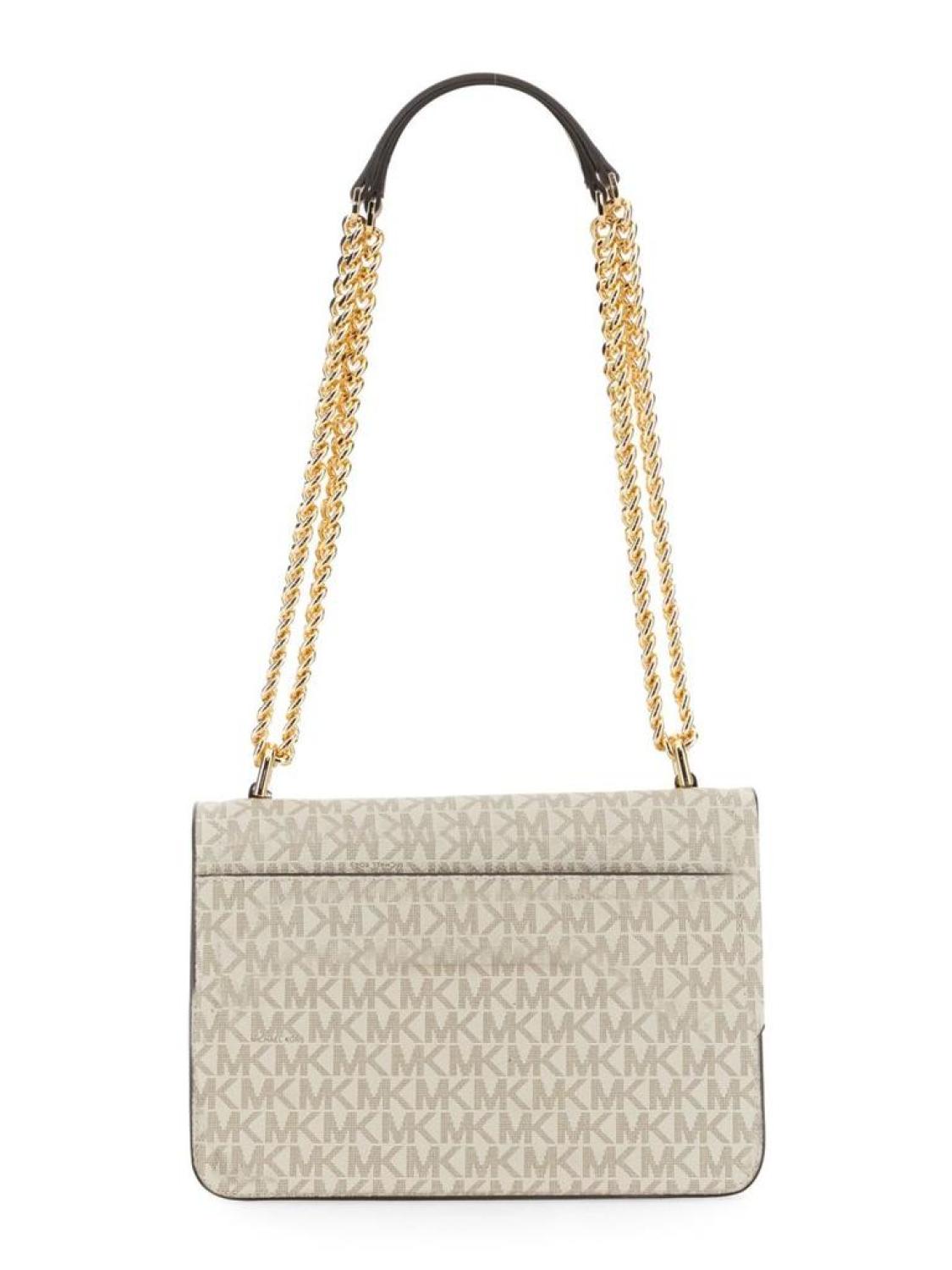 Michael Michael Kors Heather Logo Plaque Large Shoulder Bag