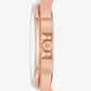 Mini Lennox Pavé Rose Gold-Tone Watch