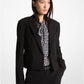 Crepe Cropped Blazer