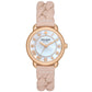 Women's Lily Avenue Three Hand Pink Leather Watch 34mm