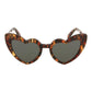 Heart-Shaped Acetate Sunglasses