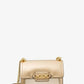 Heather Extra-Small Metallic Leather Crossbody Bag