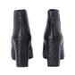 Saint Laurent High Heel Chelsea Boots in Black Leather