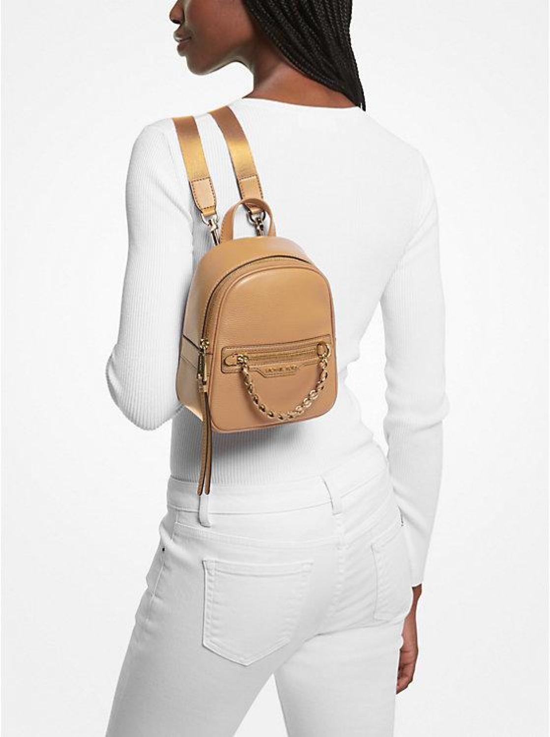 Elliot Extra-Small Pebbled Leather Backpack