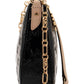 Michael Michael Kors Logo Embossed Chain-Link Clutch Bag