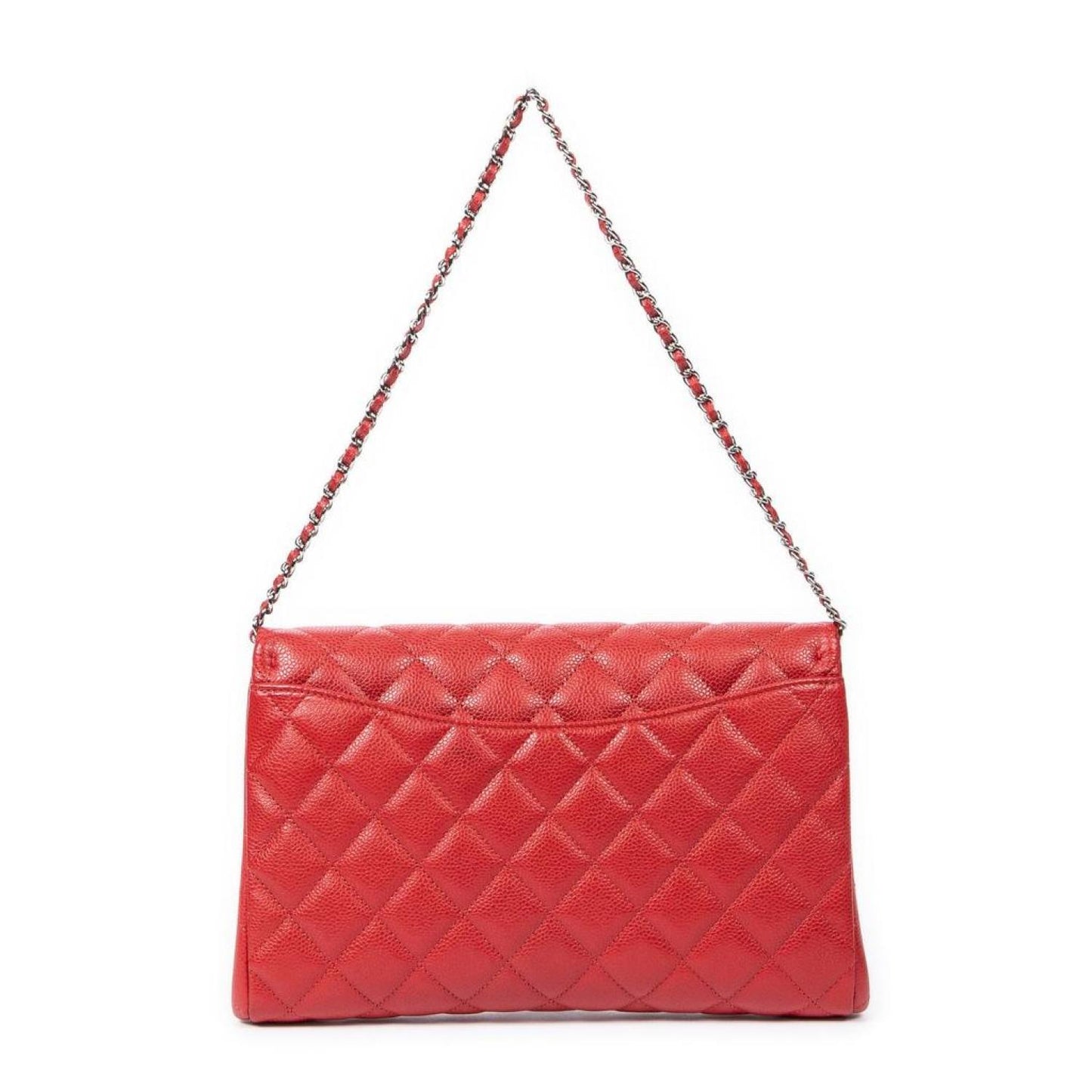 Caviar Shoulder Chain Flap