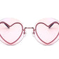 Marc Jacobs Eyewear Heart Frame Sunglasses