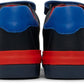 Kids Black Rubber Strap Sneakers