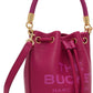 Pink 'The Leather Bucket' Bag