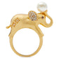 Gold-Tone Winter Carnival Ring