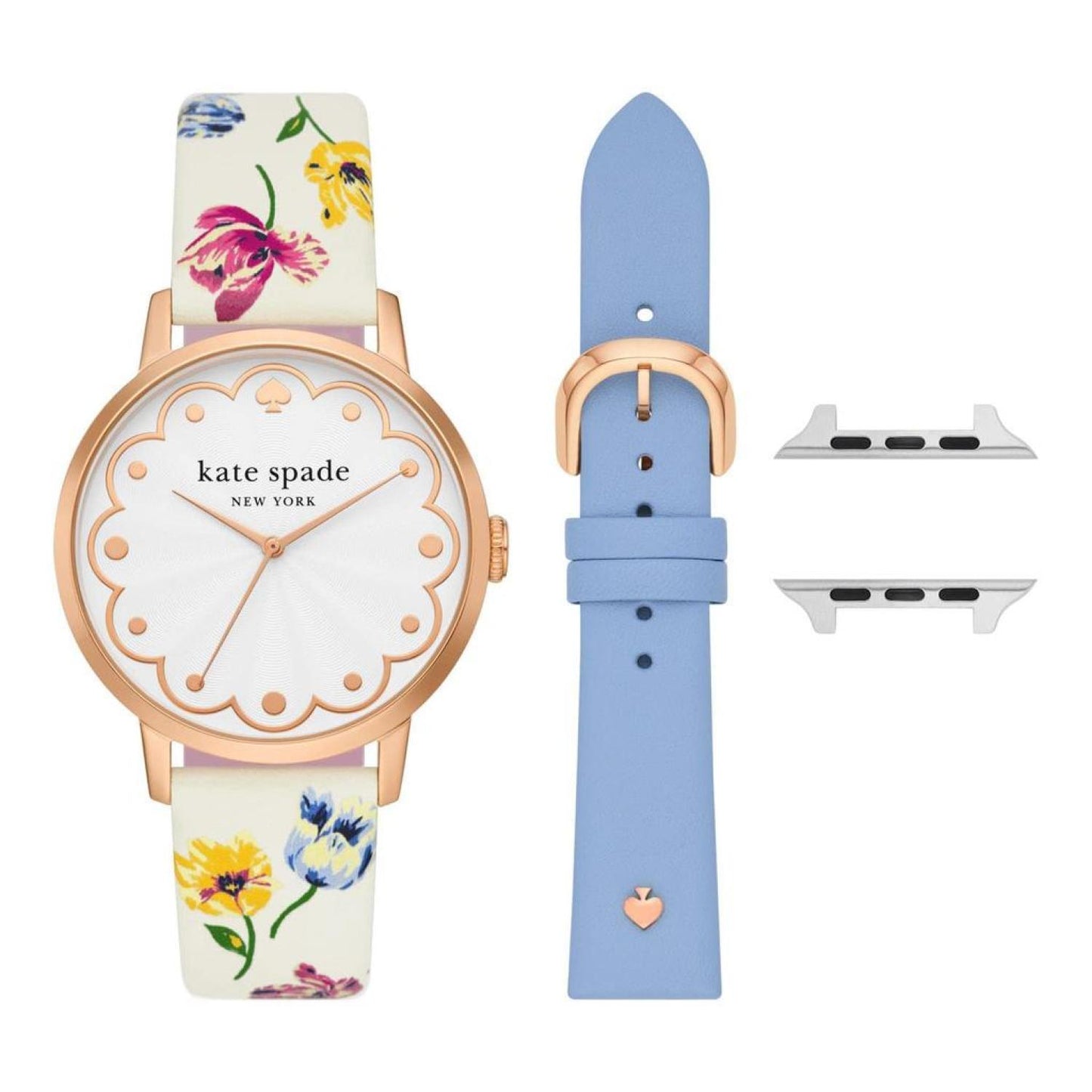 Metro Three-Hand, Rose Gold-Tone Stainless Steel Watch Head Set - KSS0155SET