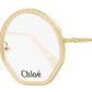 Chloe Women's Round Eyeglasses CE2143 601 Gold/Rose 50mm
