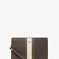Medium Logo Stripe Zip Pouch