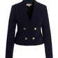 Michael Michael Kors Double-Breasted Cropped Blazer