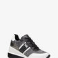 Mabel Glitter Chain Mesh Trainer