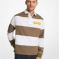 Striped Cotton Rugby Polo