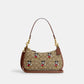 Coach Outlet Disney X Coach Teri Shoulder Bag In Signature Jacquard With Mickey Mouse Print
