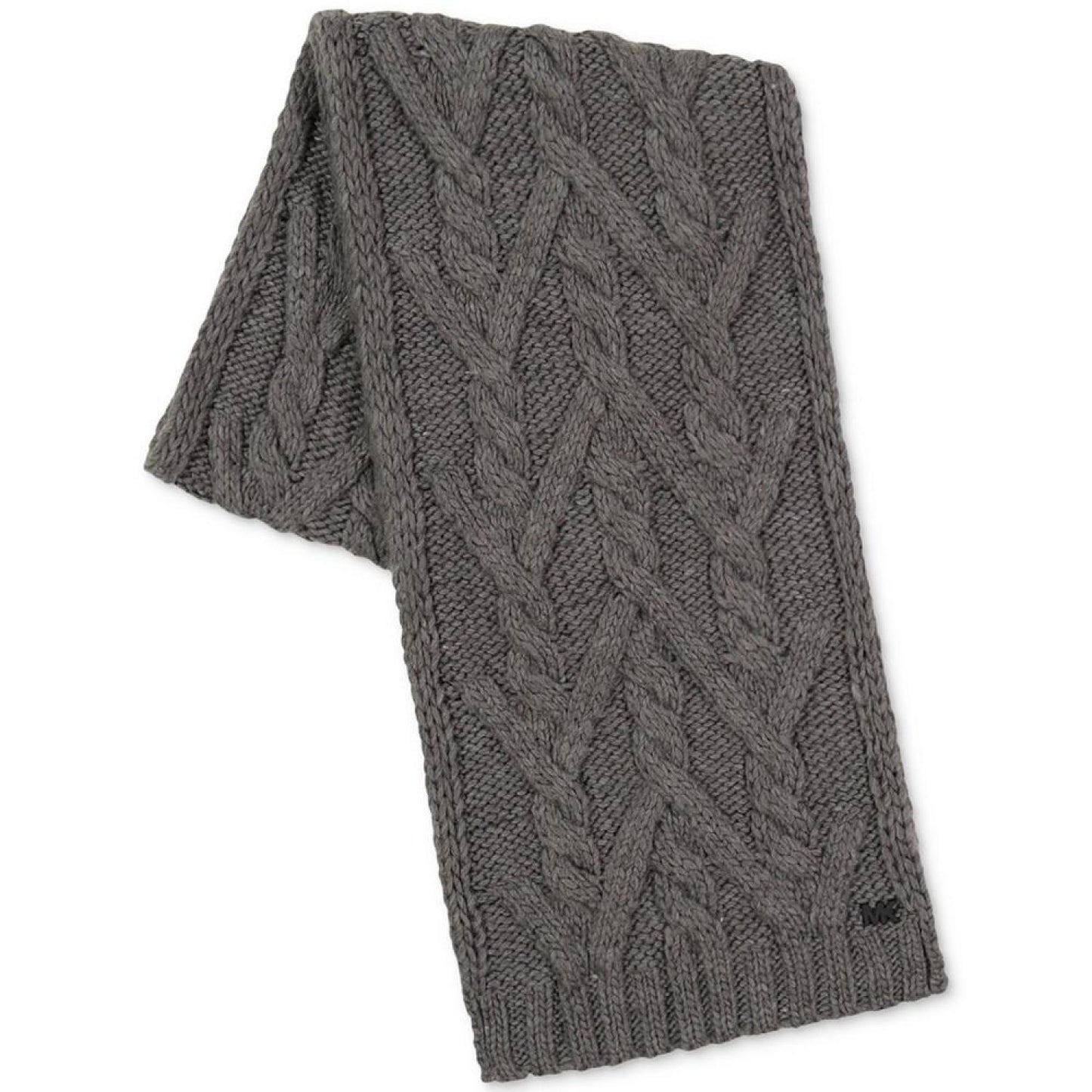 Men's Branches MK Logo Cable Scarf