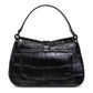 Furla Flow Embossed Foldover Top Mini Shoulder Bag