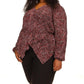 Plus Size Pop Lux Paisley Wrap Top