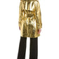 Michael Kors Collection Metallic Leather Trench Coat