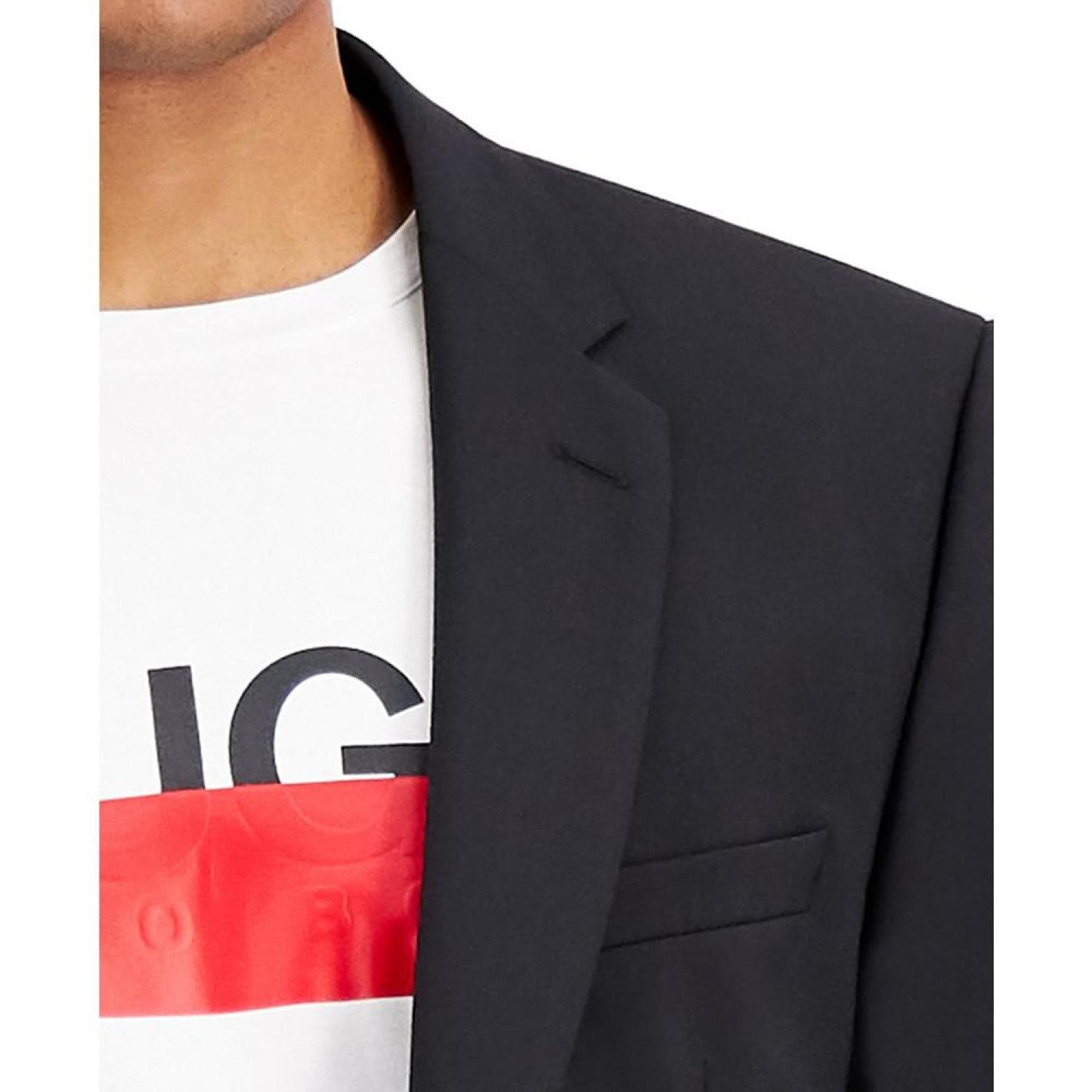 Men's Modern Fit Wool Suit Separate Jacket