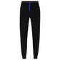 Stretch-cotton tracksuit bottoms with embroidered logo