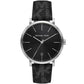 Men's Irving Black Polyvinyl Chloride Strap Watch 42mm