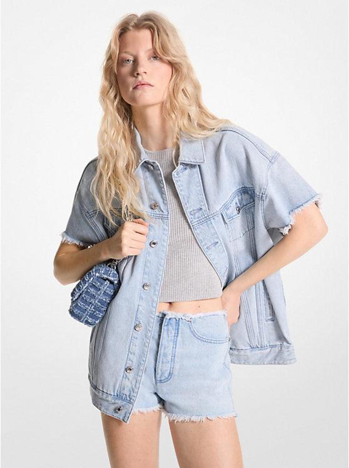 Frayed Denim Jacket