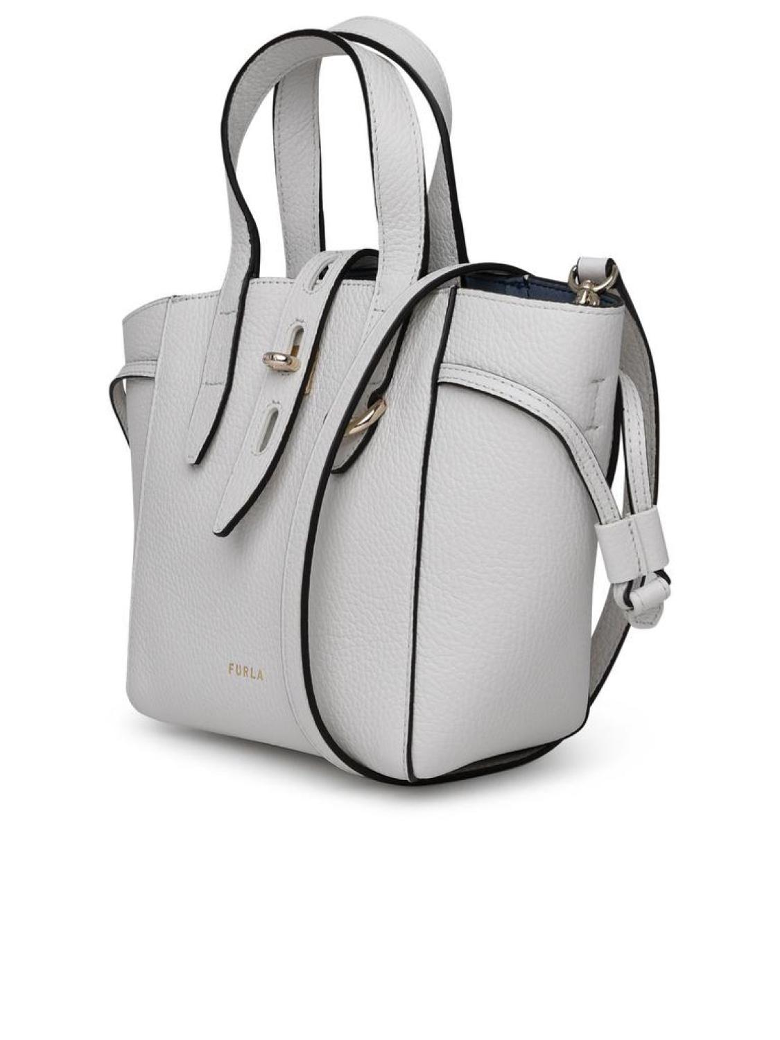 Furla Net Logo Printed Mini Tote Bag