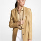 Plongé Leather Boyfriend Blazer