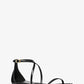 Polly Crocodile Embossed Leather Sandal