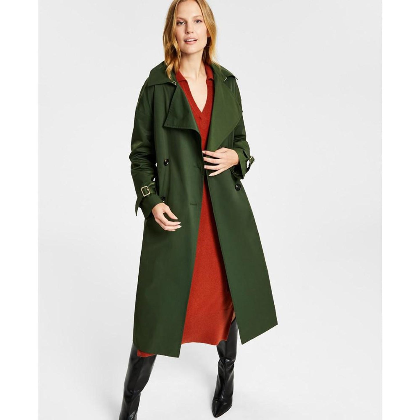 Women's Belted Trench Coat