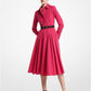 Organic Stretch Cotton Poplin Shirtdress