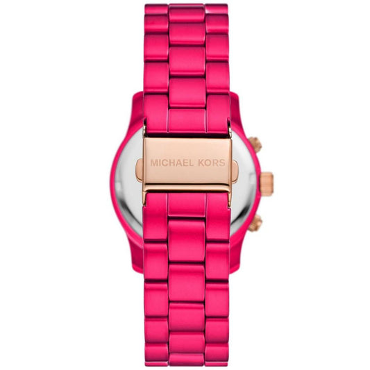 Women's Limited Edition Runway Chronograph Deep Pink Stainless Steel Watch 38mm