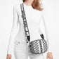 Jet Set Travel Medium Logo Stripe Crossbody Bag