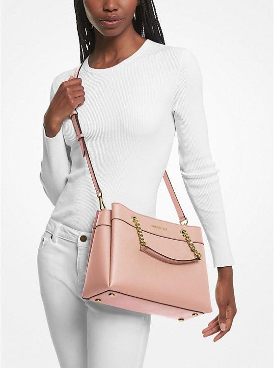 Lori Medium Faux Leather Satchel