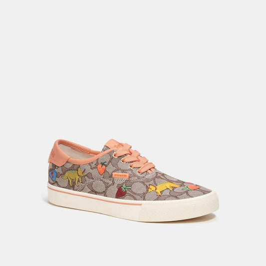 Coach Outlet Coach X Observed By Us Skate Lace Up Sneaker In Signature Jacquard