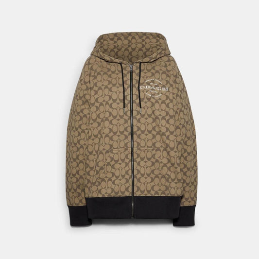 Coach Outlet Signature Zip Hoodie