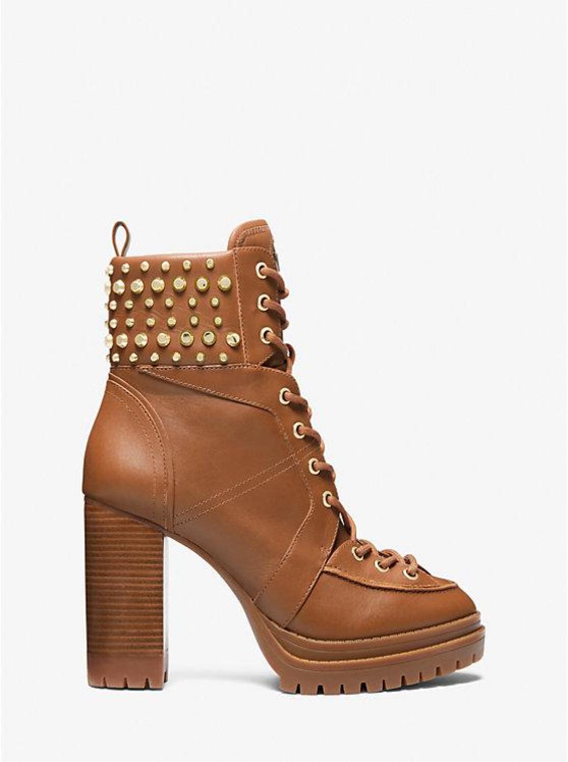 Yvonne Studded Leather Boot