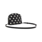 Morgan Sunshine Dot Printed PVC Double Zip Dome Crossbody
