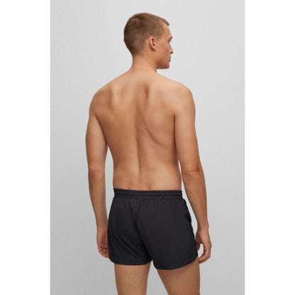 Quick-drying swim shorts with logo details