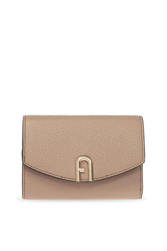 Furla Logo Plaque Zip Detailed Wallet