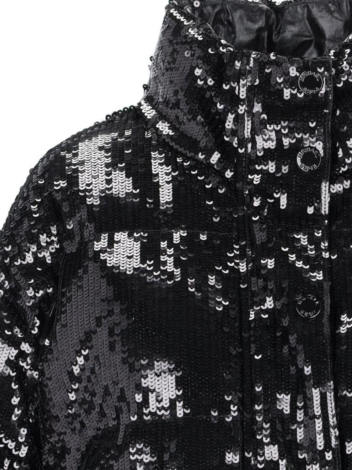 Michael Michael Kors Sequin Embellished Puffer Jacket